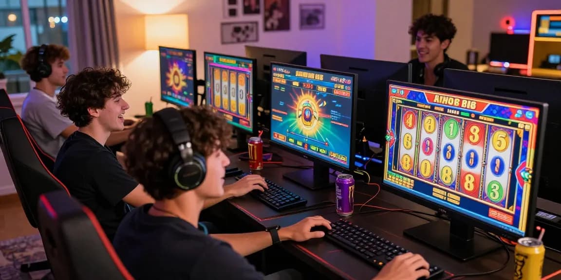 Exciting gameplay on situs 888 platform showcasing diverse players immersed in slot machine action.
