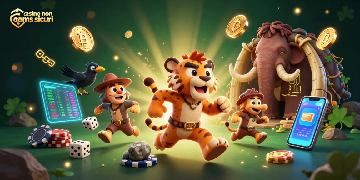 Scopri i casinò non AAMS sicuri a premi entusiasmanti, slot machine e crypto nel nostro esclusivo mondo di giochi.