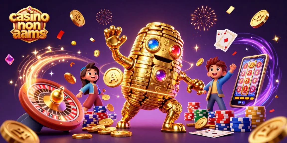 Vinci ai giochi d'azzardo nei casino non AAMS con una scena vivace e avvincente