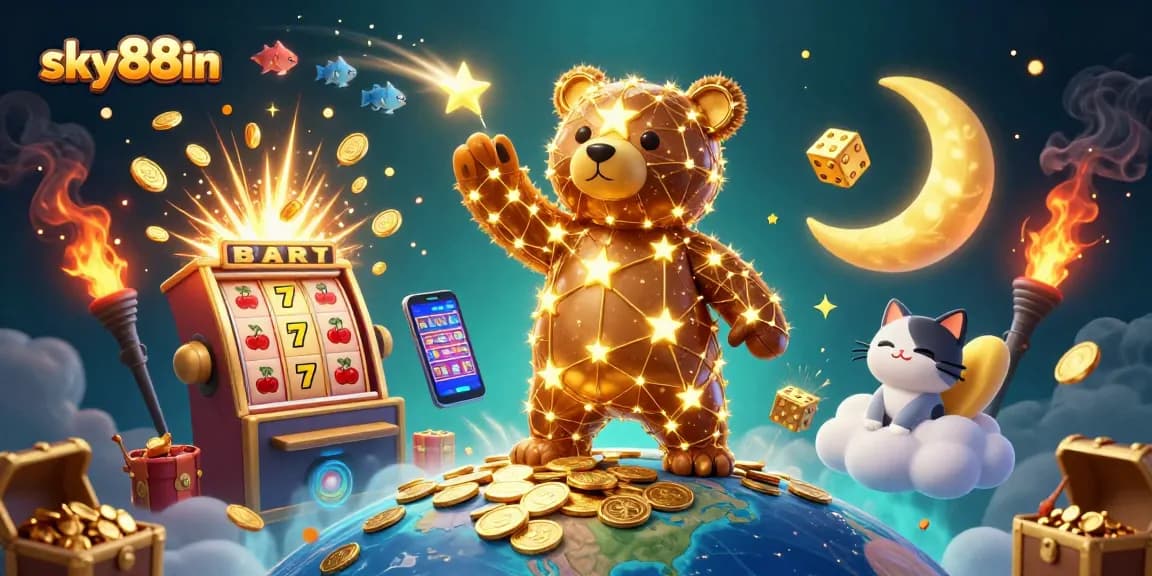 Spin jackpots and win big at sky88in with vibrant casino scene filled with excitement.