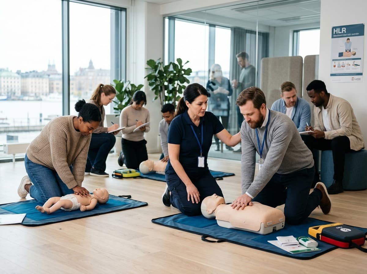 Livsviktig träning genom en modern HLR kurs Stockholm