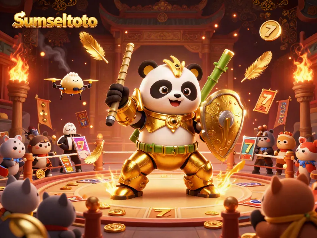 Experience thrilling gameplay at sumseltoto with a vibrant 3D casino scene featuring engaging characters and energetic elements.