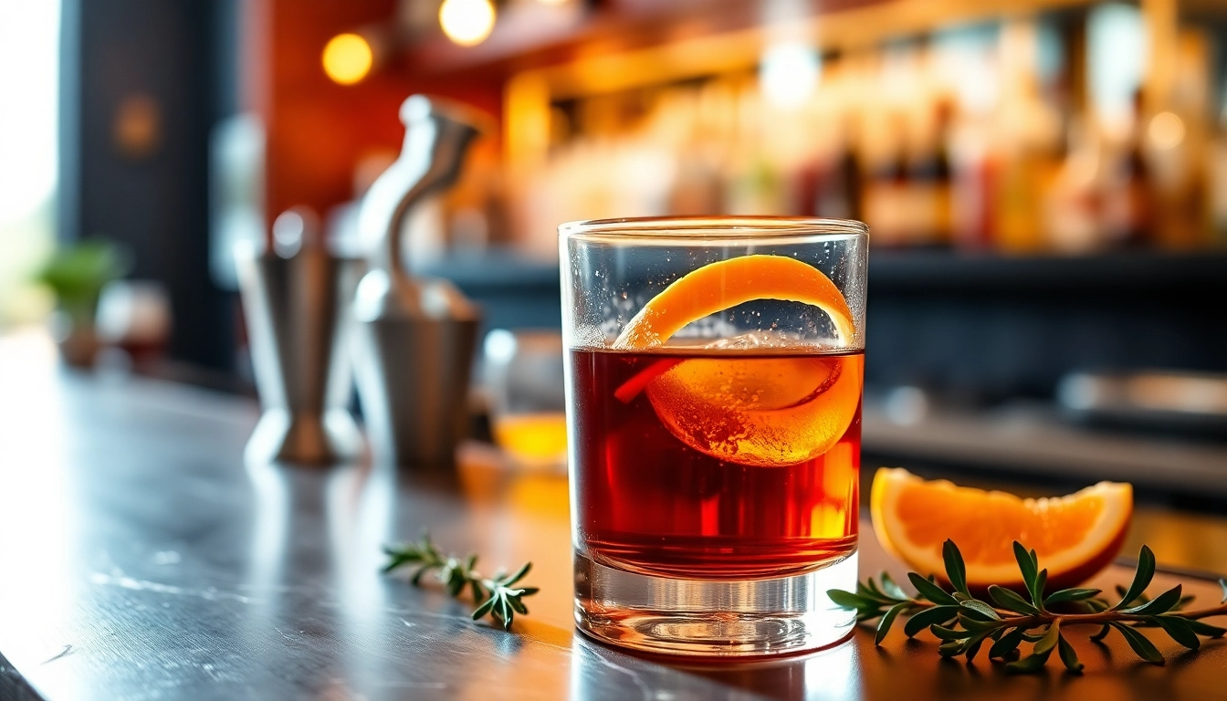 Discover what to mix bourbon whiskey with in this elegant cocktail setting showcasing various mixers and garnishes.