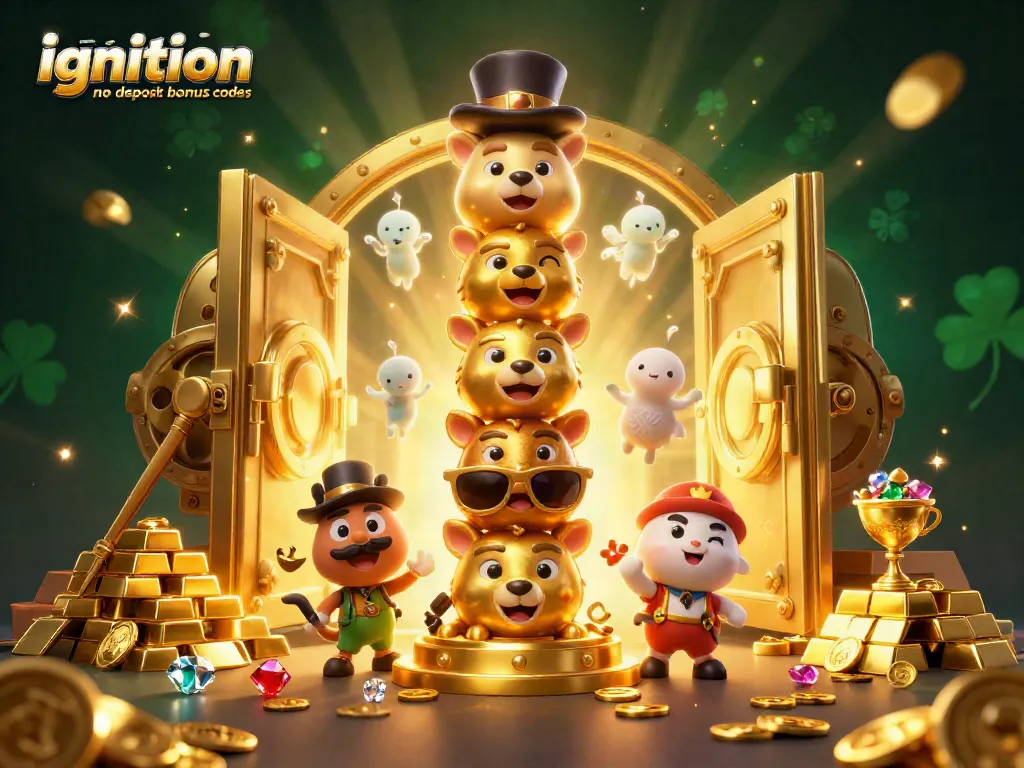 Experience the excitement of ignition casino no deposit bonus codes with vibrant 3D casino elements!