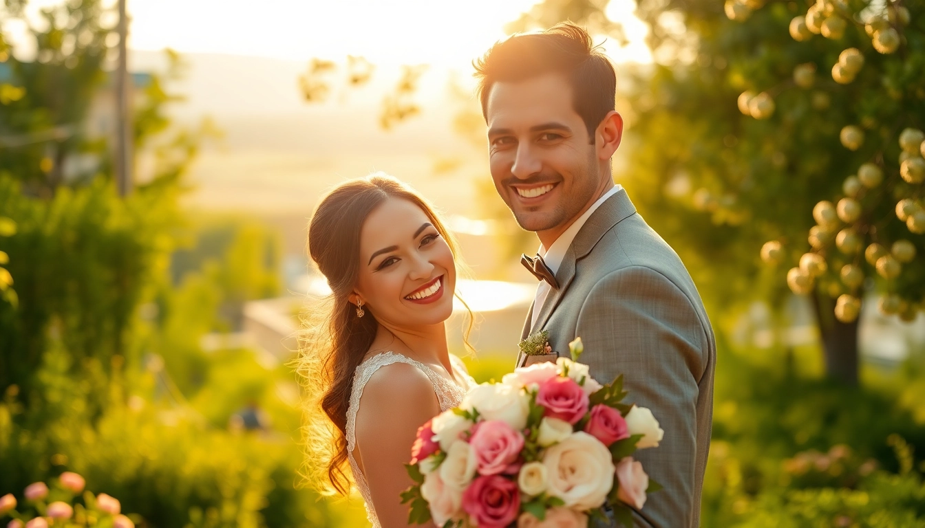 Wedding photographer Mississauga Ontario capturing the love of a couple in a scenic outdoor setting.