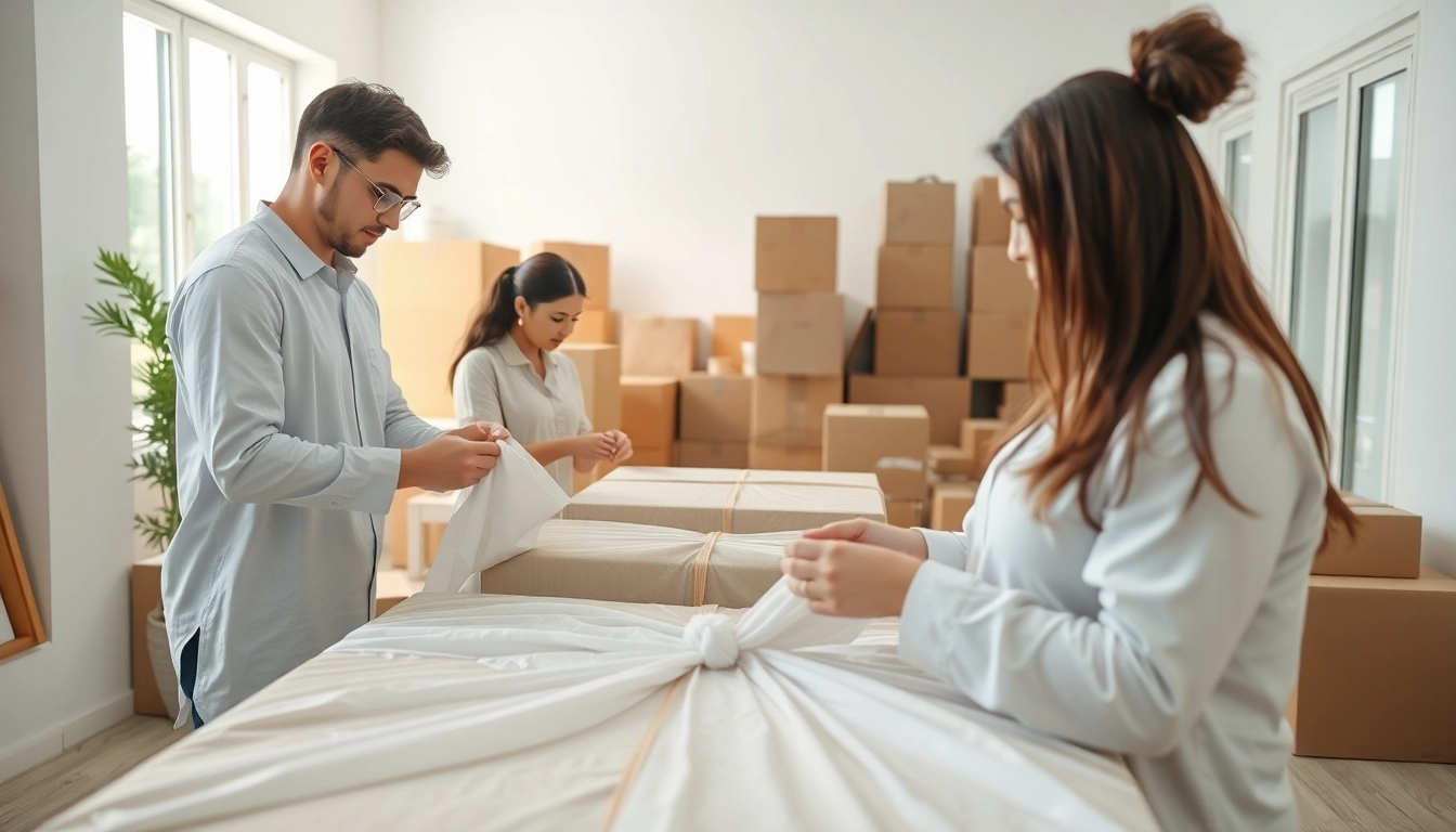 Experience Professional Packing Services while moving in a bright and organized environment.