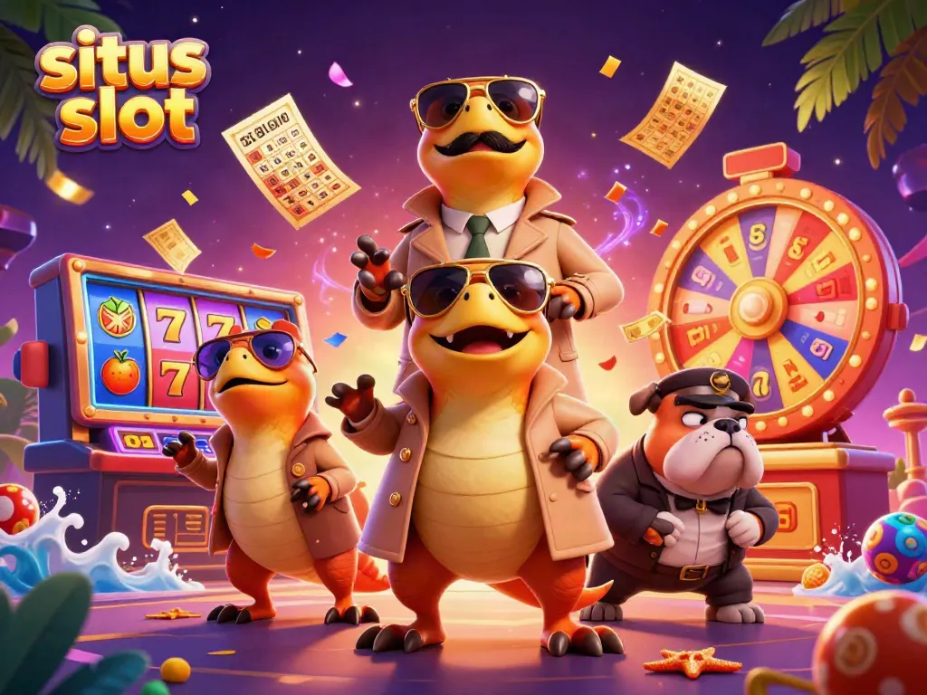 Raptors menyamar untuk memasuki kasino VIP sambil dikelilingi slot dan tiket, situs slot yang menghibur.
