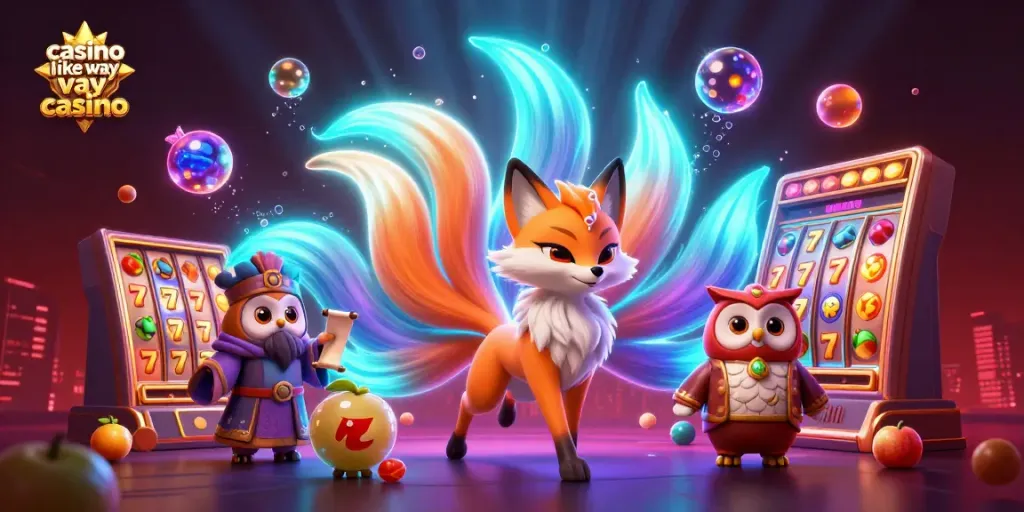Experience the excitement of gaming at casino like yay casino with vibrant characters and engaging elements.