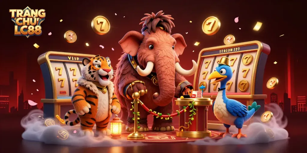 Check IDs at the door with a bouncer in TRANG CHỦ LC88's exciting casino scene.