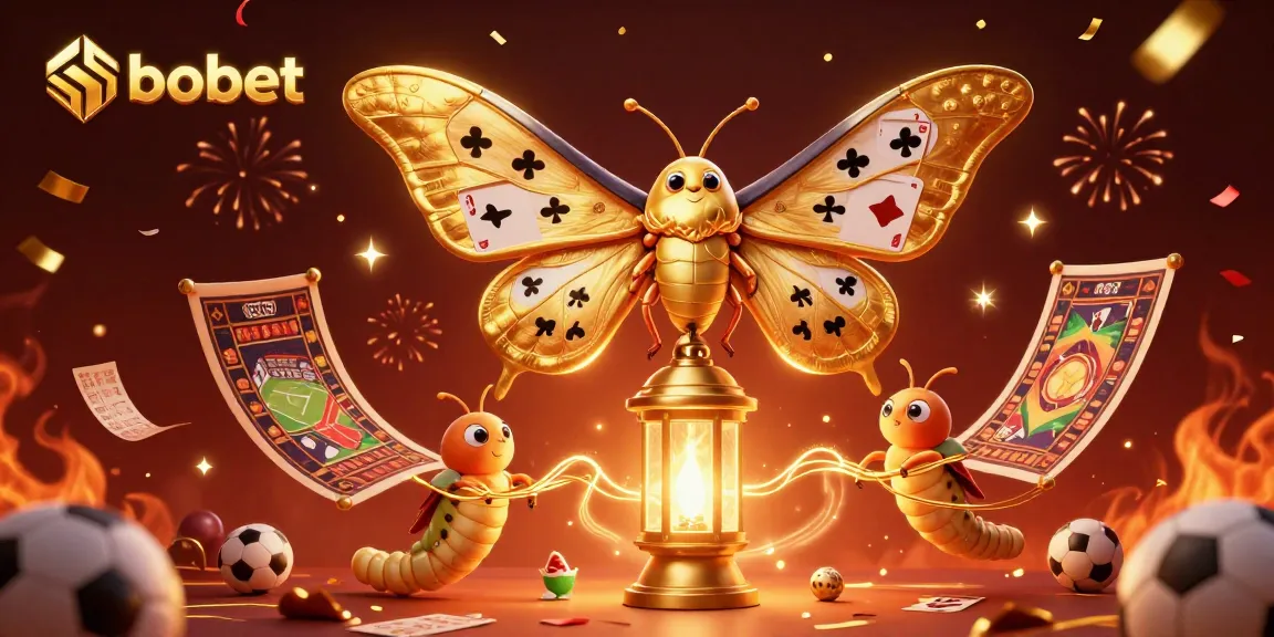 Bet on sbobet with vibrant sports betting scene featuring animated characters and dynamic elements.