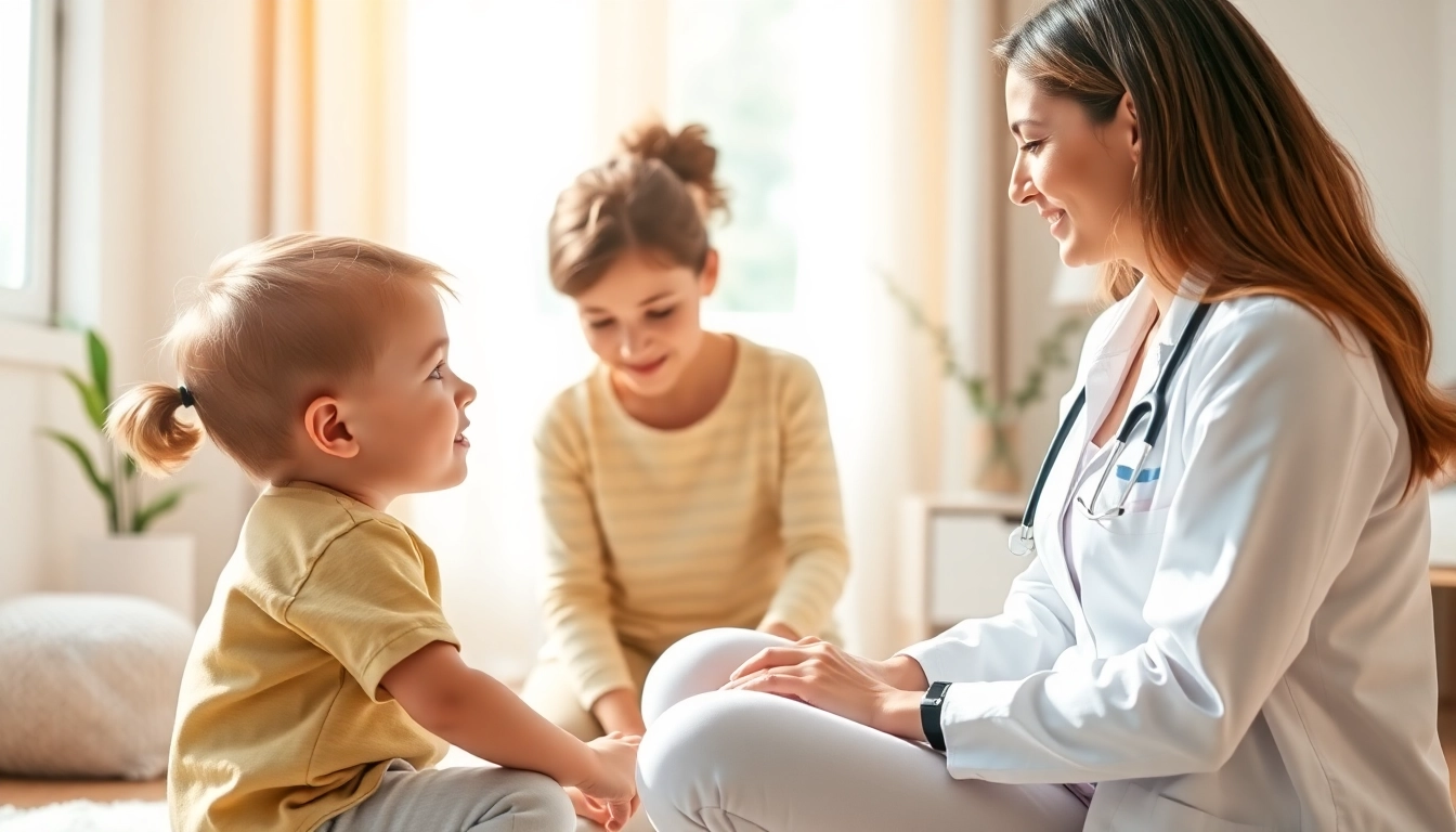 Engaging community session on What is ABA therapy with therapists and children fostering growth.