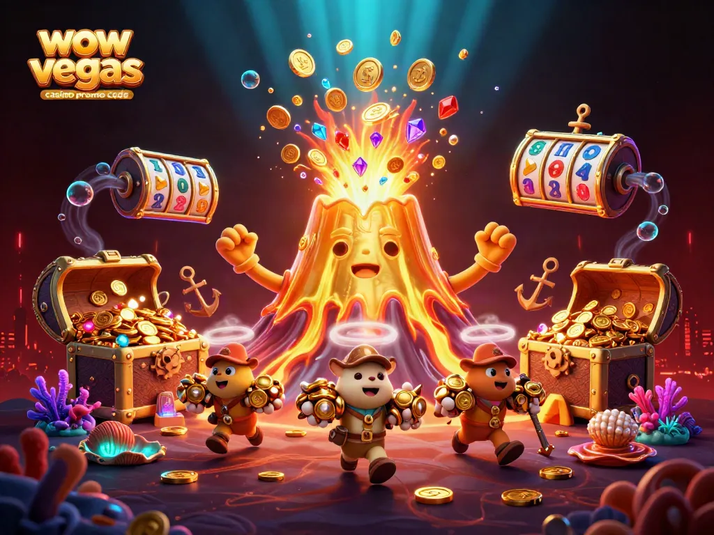 Experience the exciting world of gaming with wow vegas casino promo code, featuring vibrant characters and treasures.