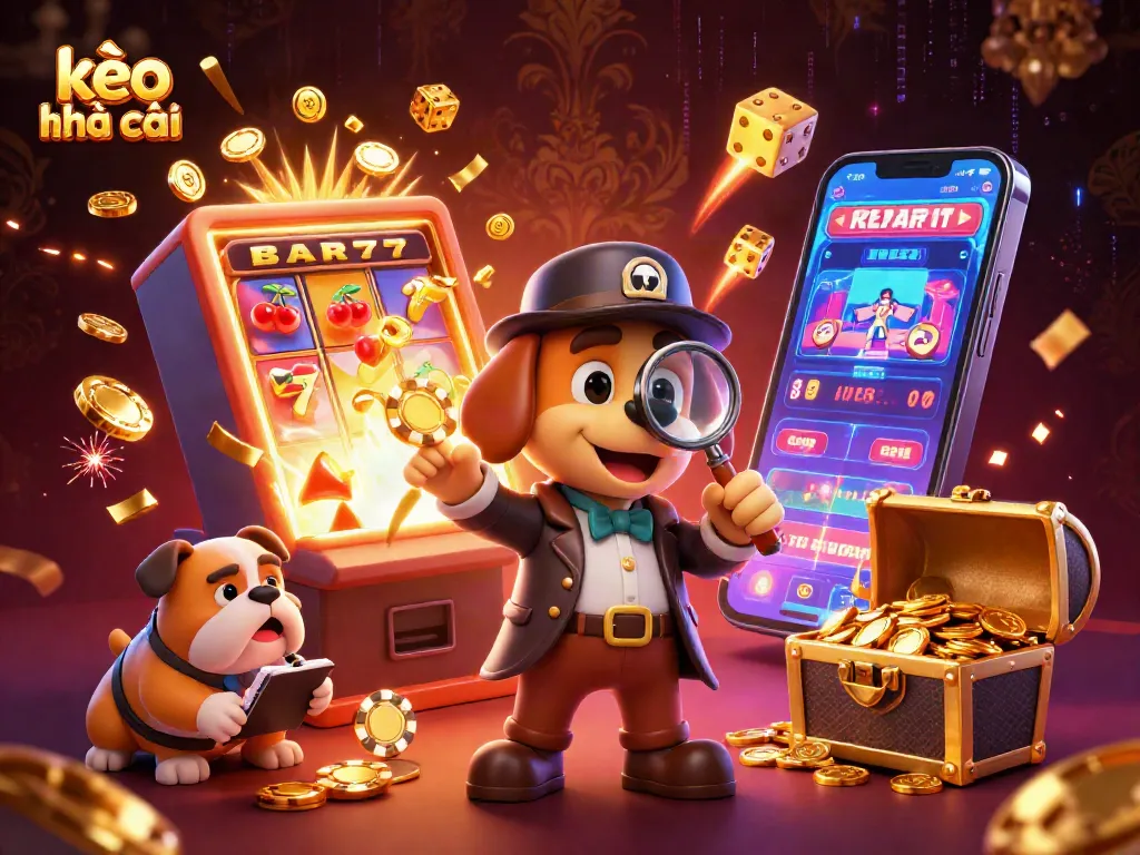 Engage with kèo nhà cái while exploring a detective's casino adventure full of treasures and gaming excitement