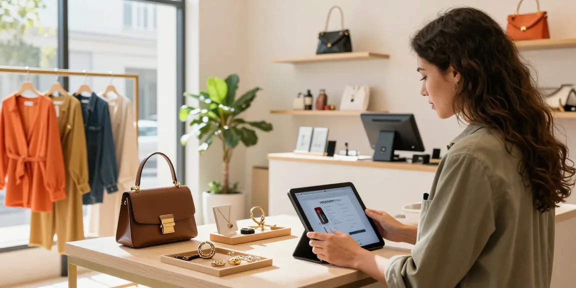 Engaged customer browsing ecommerce shop using slot qris 5000 for instant purchases.
