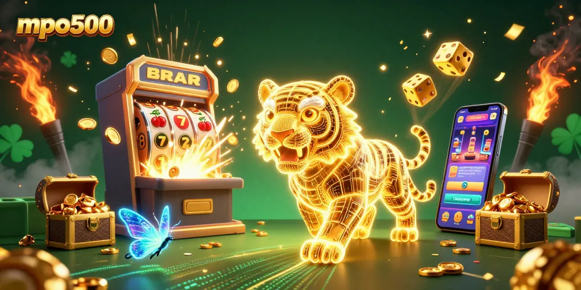 Experience high-energy gaming moments with mpo500 in a vibrant digital casino scene.