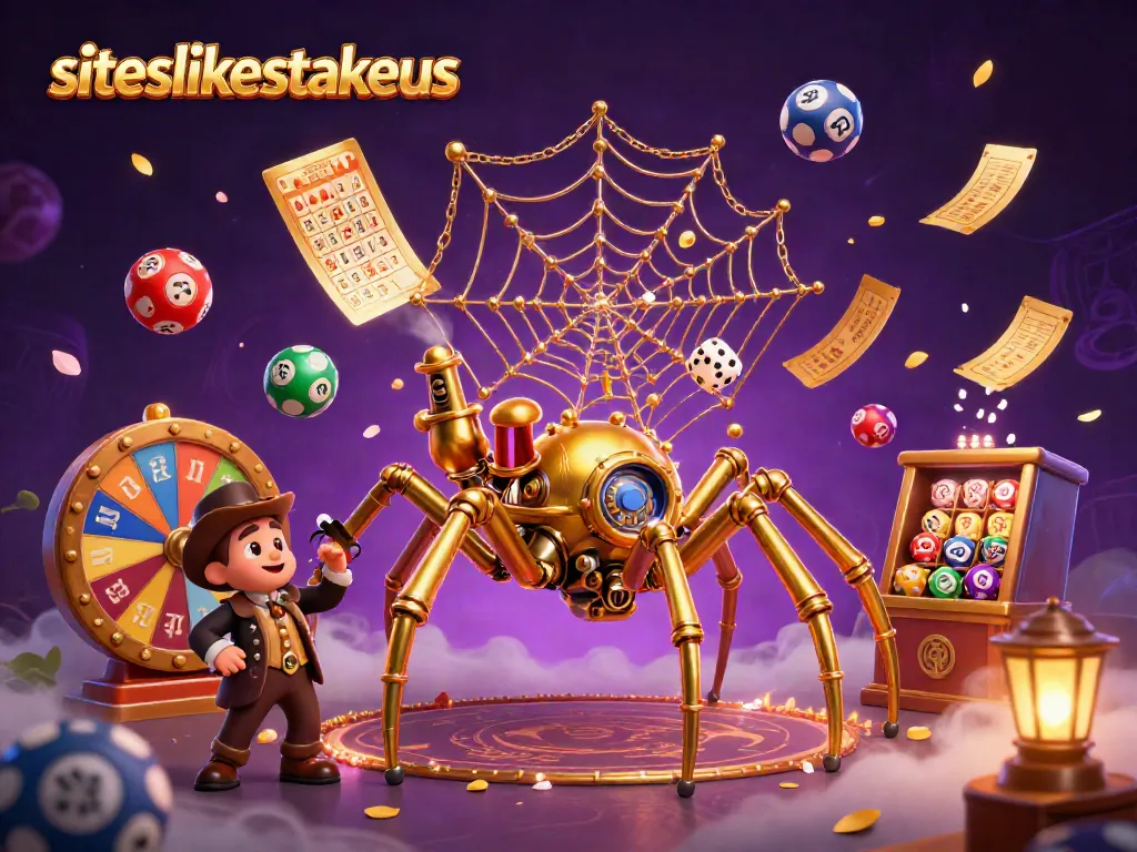 Engage in fun gaming experiences like siteslikestakeus with colorful lottery elements and animated characters.
