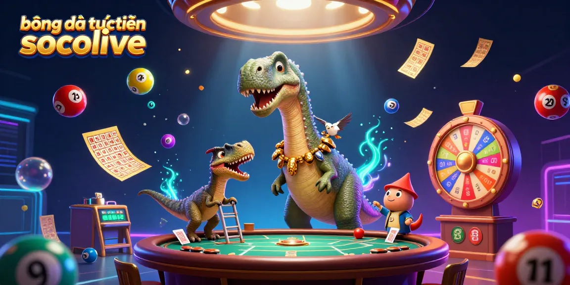 Experience exciting bóng đá trực tuyến socolive with vibrant lottery elements in a thrilling casino scene.