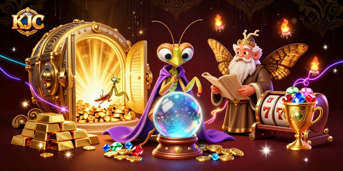 KJC players winning big at the casino with vibrant elements and captivating character interactions